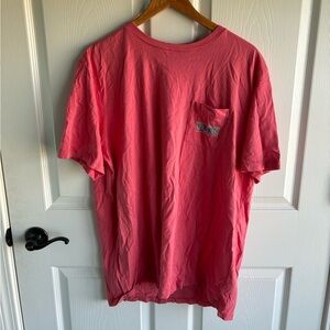 Vineyard Vines Lacrosse Pink Tee Shirt Large EUC